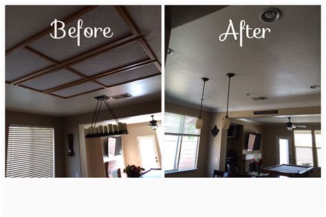 Better kitchen lighting doesn't have to cost a fortune. Removed recessed fluorescent lighting and added 6 can lights and 3 drop lights. Kitchen remodel ...