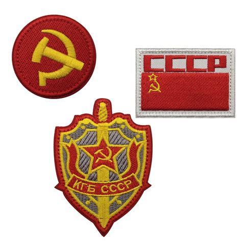 Russian Badge Cccp Kgb Ussr Embroidery Patches Badges Emblem Cm