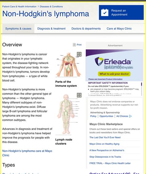 In some cases, it's due to a weakened immune system. Non-Hodgkin's lymphoma - Symptoms and causes | Non ...