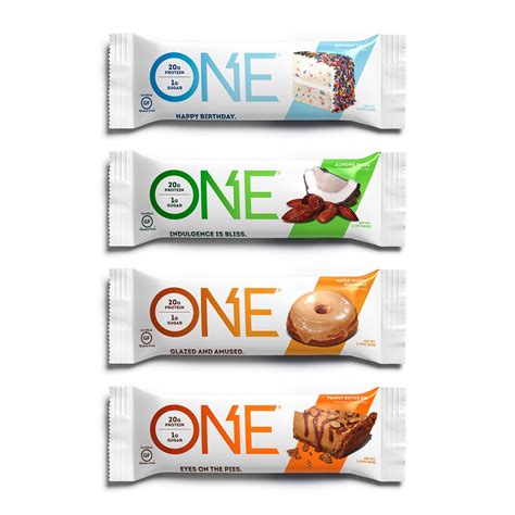 One Protein Bar Best Sellers Variety Pack 12 Pack Gluten Free High