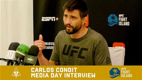 Ufc Fight Island Carlos Condit Media Day Interview Youtube