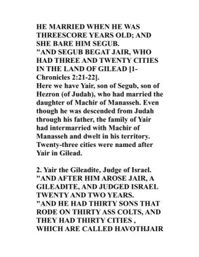 He Married When He Was Th