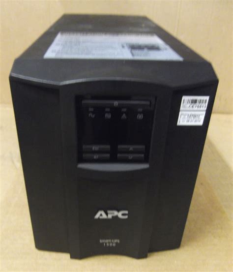 Apc Smt1500 1500va 980w 120v Smart Ups Power Backup 731304268666 Ebay