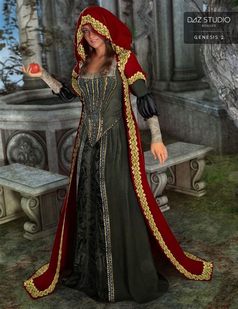 medieval princess gown for genesis 2 female s daz3d下载站