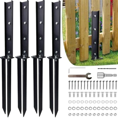 Amazon Yaheeda 2 Pack Fence Post Anchor Repair Kit Heavy Duty