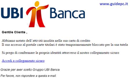 Per le carte di debito e prepagate si utilizzerà il numero 800303303. UbiBanca - Attività insolita sulla carta di credito - Guide pc
