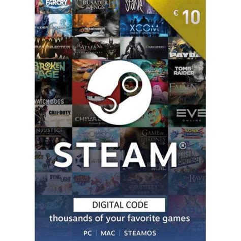 Steam gift card 10 usd. STEAM WALLET 10 EURO