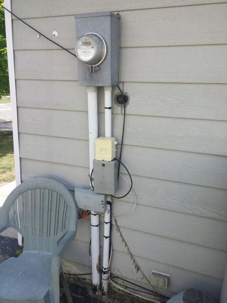 How much did om get? what to do with siding around electrical meter ...