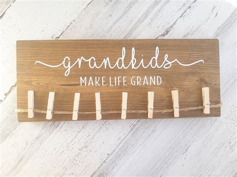 Grandkids Make Life Grand Grandparent T Grandparent Etsy
