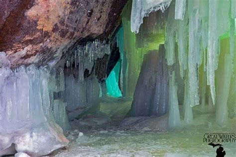 Michigan Ice Caves Munising Michigan State Parks Michigan