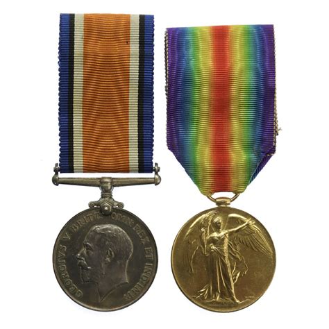 Ww1 British War And Victory Medal Pair Pte H Richens Royal Berkshire