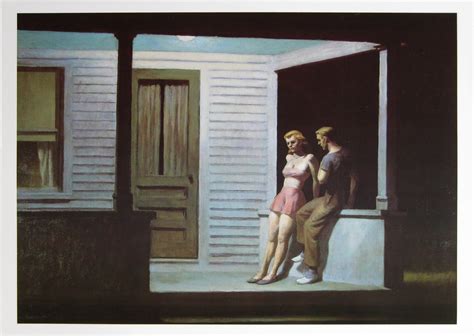 Edward Hopper Summer Evening Offset Lithograph
