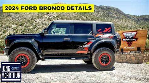 2024 Ford Bronco Information Including Raptor Appearance Package Youtube