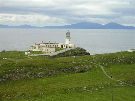 Neist point lighthouse has been located there since 1909. Neist Point Lighthouse
