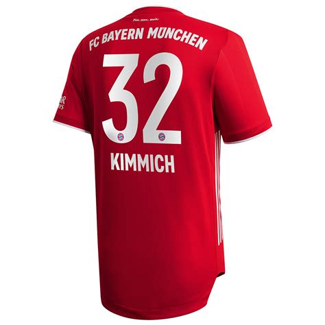 Official 2018 national teams name and numbering. Herren Fußball Joshua Kimmich #32 Heimtrikot Rot Trikot ...