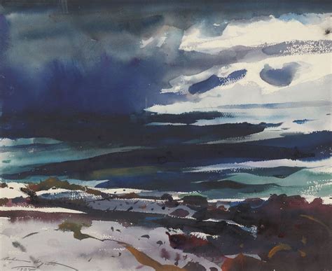 Dungbeetlecarapace “ Coming Storm 1938 Watercolor On Paper Andrew