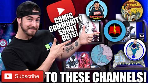 Comic Community Shout Outs Get These Channels To 1000 Subscribers