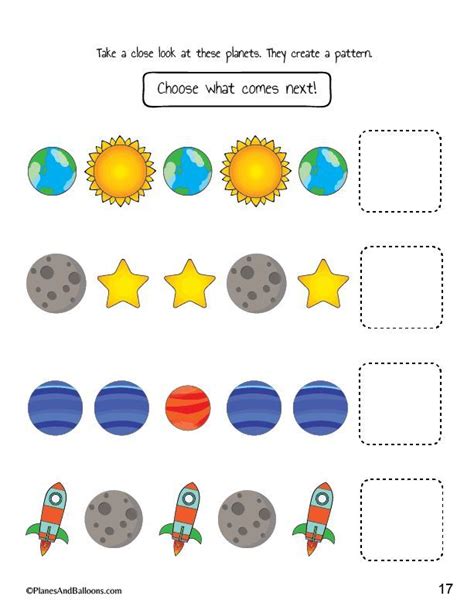 Printable Outer Space Worksheets Space Theme Preschool Space