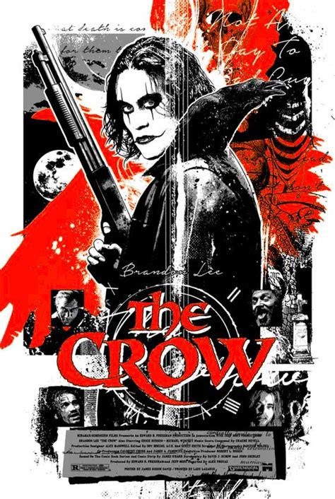 The Crow Movie Poster Art Movie Art Crows Artwork Crow Movie