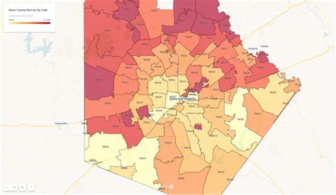 Bexar County Zip Code Map With New Braunfels Ph
