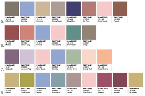 Pantone Releases Its 2016 Palette And Color Of The Year Web Design Ledger