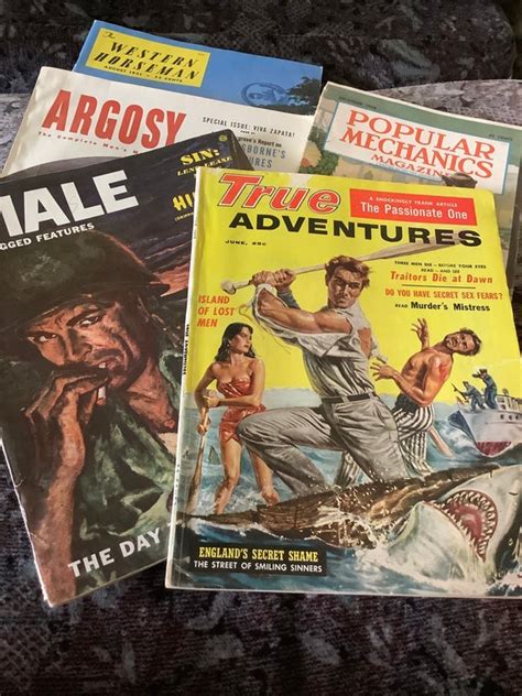 Vintage Men Magazines S Etsy