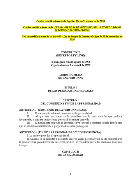 Código Civil Boliviano Pdf Posesión Ley Dominio Eminente