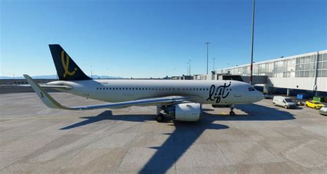 Looking for airline logos, designs and symbols? A320neo Lift South Africa Livery Black Tail (ZS-GAO) v1.0 ...