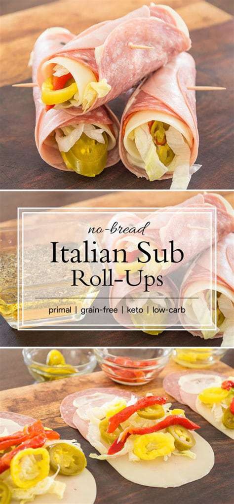 Not having to make quick decisions about where or what to eat for lunch on an empty stomach can make it easier to stick to your chosen diet. Keto Italian Sub Roll-Ups - Delicious and Easy KETO ...