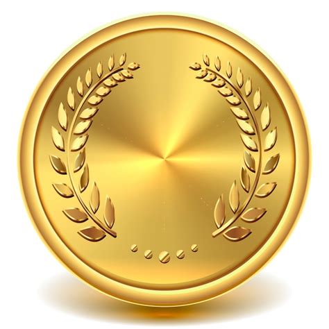 Moneda De Oro Vector Premium