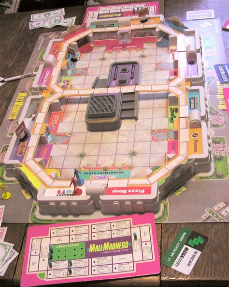 Mall Madness The Shopping Themed Board Game By Milton Bradley Was