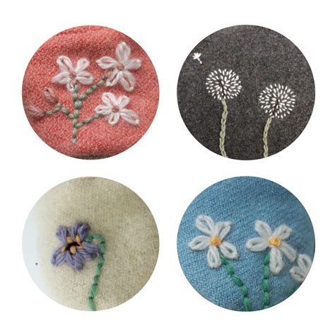 Crochet wildflower blankets will surely help you change the character of your interiors. Wildflower Embroidery Collection