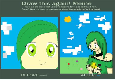 Draw This Again Meme Pixel World By Poke Chann On Deviantart