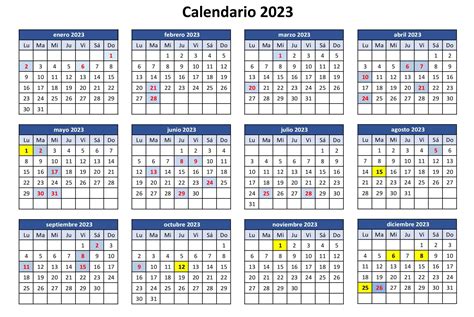 Calendario Laboral 2023 14 Días Festivos Y Cinco Puentes
