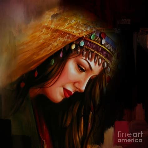 Arabian Woman 043b Painting By Gull G