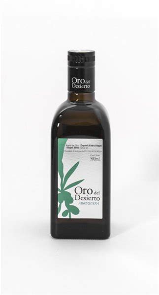 oro del desierto aceite de oliva ecológico 500 ml caja de 12 uds de la aceitera jaenera