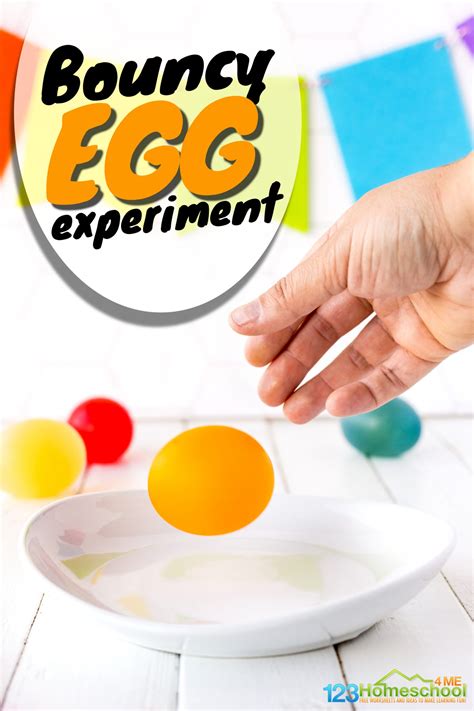 🥚 Colorful Bouncy Egg Science Experiment