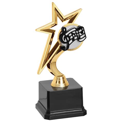 6 12 Gold Star Music Figure Awards For Less