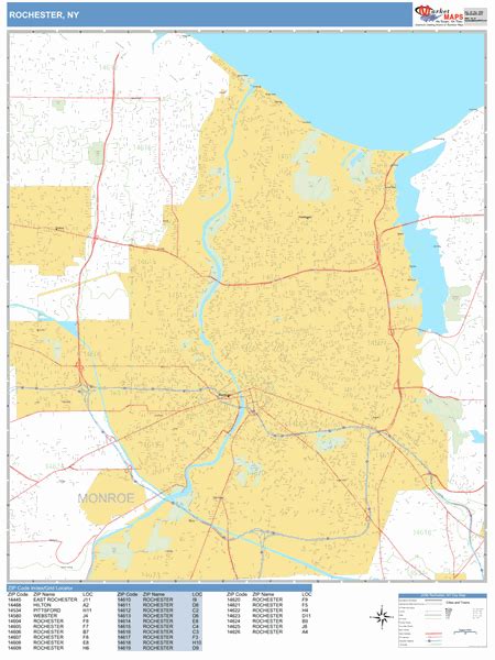 Rochester Zip Code Map United States Map