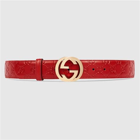 Gucci Signature Leather Belt Gucci Womens Belts 370543cwc1g6433