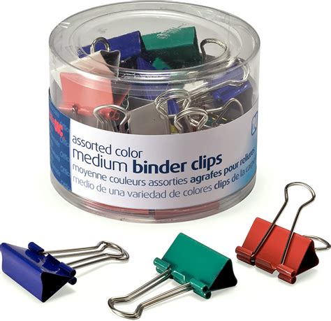 Officemate OIC Officemate Assorted Color Binder Clips OIC Amazon Ae Office Products