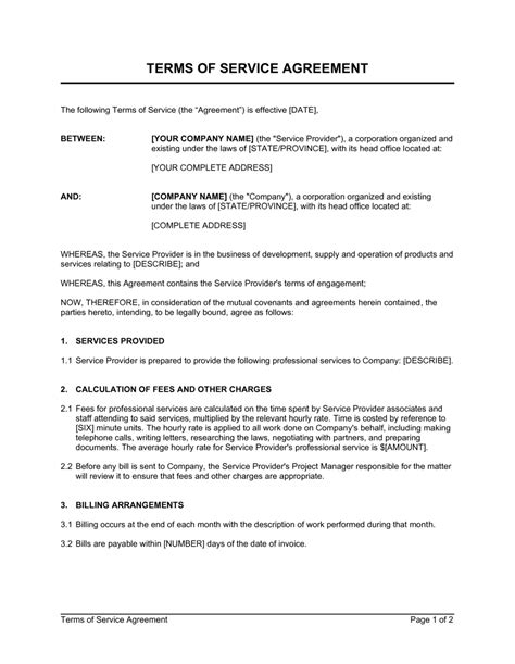 Heads Of Terms Agreement Template