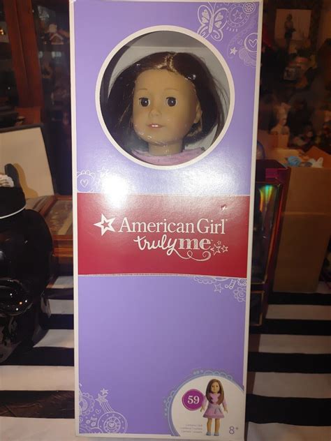 American Girl Doll Truly Me 59 Brown Hair And Brown Eyes With Box Ebay