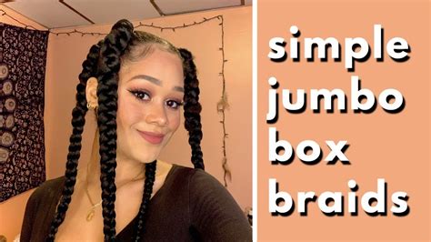 10 Four Jumbo Box Braids Fashion Style