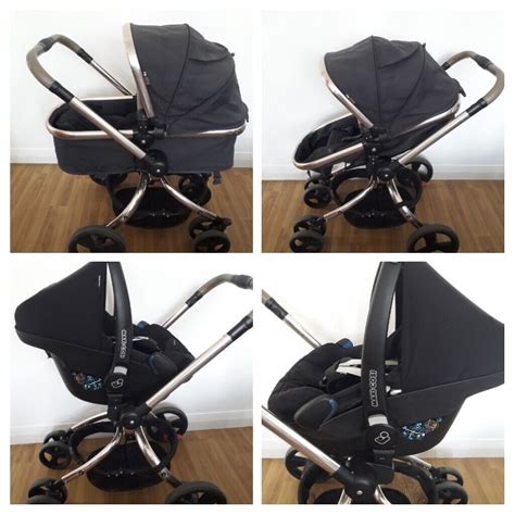 Mothercare Orb Pram Pushchair With Maxi Cosi Car Seat And Adaptors