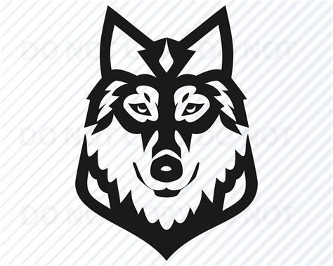 Wolf Head Svg Files Wolf Vector Images Svg Silhouette Etsy Ireland