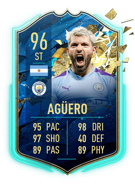 Argentinianul kun aguero este primul care primește un card pentru că a doborât un record. FIFA 20: TOTSSF Premier League Team Revealed ...