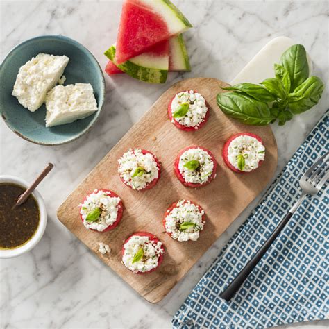 Watermelon Feta Caprese Bites Watermelon Board