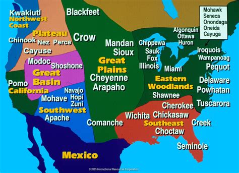 Native American Tribes Native American Tribes Map Native American