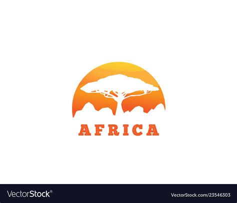Africa Logo Royalty Free Vector Image Vectorstock